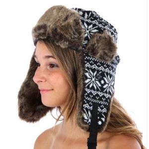 Winter trapper hat